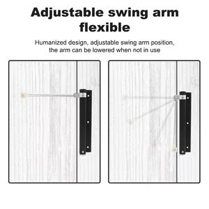 Balançoire hydraulique à <span class=keywords><strong>fermeture</strong></span> <span class=keywords><strong>automatique</strong></span> quincaillerie robuste en acier métal hôtels hôpitaux résistant au feu ferme-<span class=keywords><strong>porte</strong></span> en bois <span class=keywords><strong>automatique</strong></span> pour la maison - Product Image 5