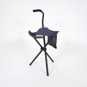 Lightweight Foldable Camping <b>Stool</b> with Armrest, <b>Collapsible</b> Outdoor Tripod Chair for Fishing Hiking Picnic - Product Image 4