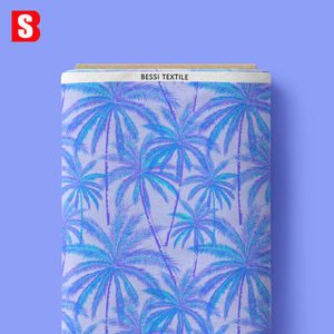 Kain Liberty Cetak Digital Desain Pohon Palem Katun Organik 100% Bessi untuk Gaun Wanita dan Anak Perempuan - Product Image 3