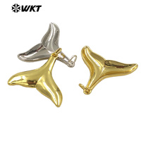 WT-P2001 En Gros Unique Belle Queue De Poisson Conception Petit Pendentif Super Match Accessoire pour Boucle D'oreille ou Collier Bijoux Trouver