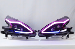 Fari RGB Arcaici per NISSAN 370Z Fairlady Z Coupé Roadster Z34 2008-2021, Fari 370Z 6000K, Accessori Auto - Product Image 2