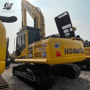 รถขุดตีนตะขาบ Komatsu PC200 มือสอง ขนาด 20 ตัน บุ้งกี๋ 1 ลบ.ม. ของแท้จากญี่ปุ่น รถขุดก่อสร้างขนาดกลาง ชั่วโมงการใช้งานต่ำ สภาพดี - Product Image 2