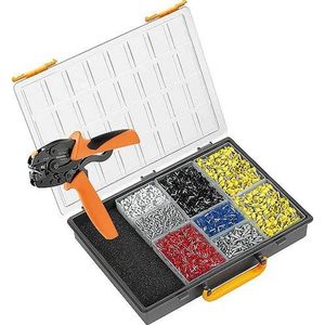 Weidmller Cable Processing <b>Set</b> PZ 6roto L RC Crimping <b>Pliers</b> With Ferrules Various Sizes Colors Industrial Use - Product Image 1