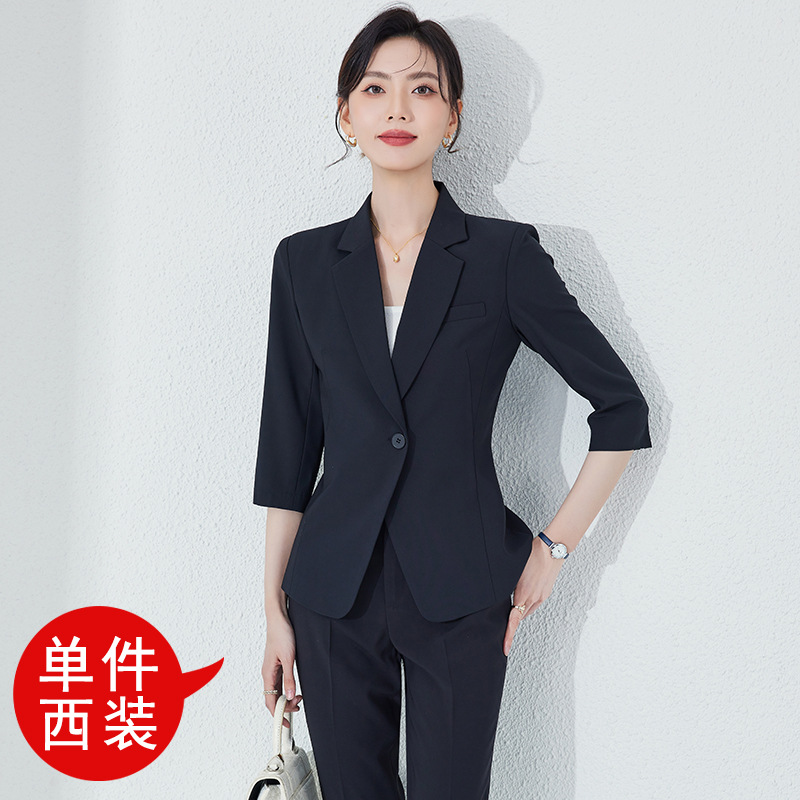 black suit