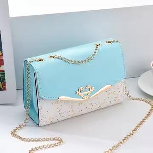 Bolso Bandolera de PU de Diseño al por Mayor para Mujer, Bolso de Mano Moderno con Cadena, Monedero Personalizado para Teléfono Móvil, con Cremallera y Patrón de Estrellas a la Moda - Product Image 4