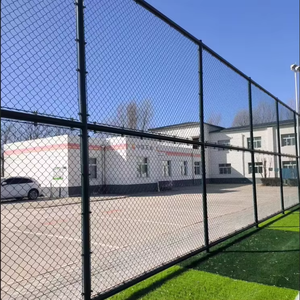 מכירה חמה ואבקה ירוקה במחיר סביר, שרשרת קישור רשת מתכת, רכבת מגרש כדורסל, גדר מגרש טניס, גדר מגרש טניס - Product Image 4