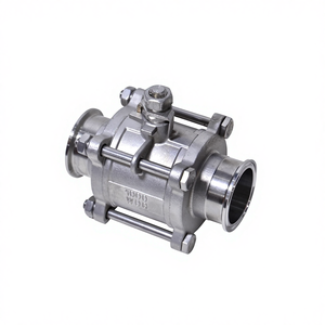 स्टेनलेस स्टील cf8m 1000wग 3 पीसी प्रकार बट वेल्ड मैनुअल संचालित बॉल वाल्व ओम अनुकूलन पानी के लिए 2 इंच पोर्ट आकार - Product Image 6