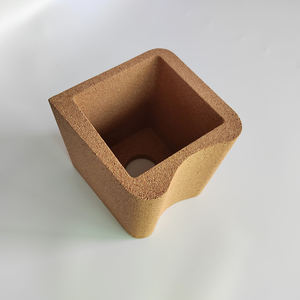 KUKESI Round Cork Tissue Box Cover Vintage Wood <b>Roll</b> <b>Toilet</b> Paper Holder Stand - Product Image 4