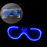 Lunettes de soleil lumineuses à LED clignotantes en ABS, accessoires de fête pour festivals, boîtes de nuit, concerts, costumes, cadeaux de vacances