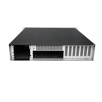 Chassis Server Rak 2U dari Aluminium Alloy EATX 4x3.5 Drive Kedalaman 450mm PSU Redundant 1+1 Kipas 2x80mm Penyimpanan NAS Tersedia