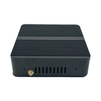 Eglobal multipuerto Intel N100 4 núcleos 4 hilos 1 * DDR4 4/8GB soporte 2 * HD 1 * DP 2 * LAN 2 * COM mejor mini PC industrial sin ventilador