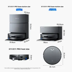 Ecovacs X11 PRO OMNI Robot Vacuum Cleaner 19500Pa Suction Power Boost Instant Supercharging AI Navigationcleaner HEPA - Product Image 4