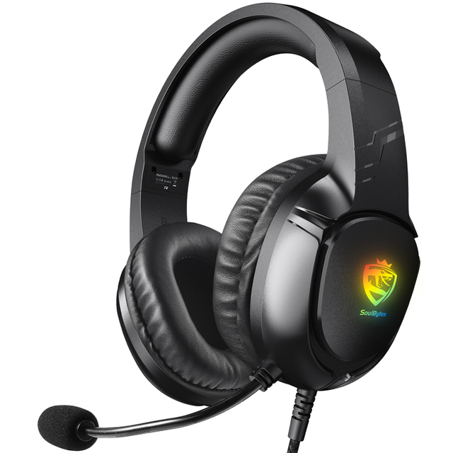 2024 New Arrival Gaming Headset 7.1 Surround Sound USB Headset Active Noise Cancelling LED Multicolor Lighting Sports Travel