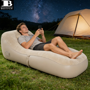 Fauteuil gonflable automatique avec pompe sans fil intégrée, canapé gonflable floqué pour le <span class=keywords><strong>camping</strong></span> en plein air, la plage <span class=keywords><strong>et</strong></span> les voyages - Product Image 5