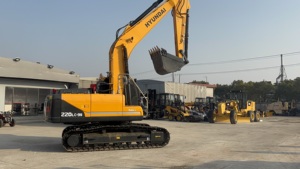 Construcción usada de alta calidad Original de Corea marca Hyundai 220LC-9S máquina excavadora pesada sobre orugas excavadora de segunda mano barata - Product Image 3