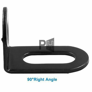 31x20x18mm thép không gỉ Góc chân đế góc bên phải L hình dạng Brace Bracket Đen rustproof, bề mặt sáng góc chân đế - Product Image 4