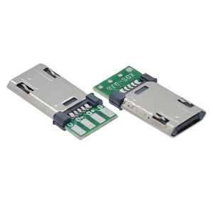 Micro 5p với PCB nam nối USB 5pin hai mặt sạc thiết bị đầu cuối V8 nối sạc Cổng kết nối - Product Image 1