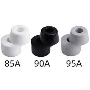 Trucks de Skateboard de Cuatro <span class=keywords><strong>Ruedas</strong></span> con Amortiguadores de PU para Tablas Twin-tip, Fish-style, Cruisers y <span class=keywords><strong>Longboard</strong></span>, con Copas de Montaje Superior de Gran Tamaño - Product Image 2