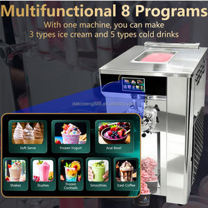 Combo Ice Cream <b>Machine</b> with Pasteurization Pasmo Single Flavor Soft Serve Ice Cream <b>Machine</b> And <b>Slush</b> Maker <b>Machine</b> for Sale - Product Image 4