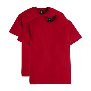 Boş pamuk T-Shirt markalı büyük boy Unisex yaz giyim giyim özelleştirmek