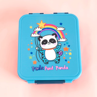 JM Personalisierte Logo Auslaufsichere Isolierte Kinder-Bento-Lunchbox Niedliche Thermo-Lunchbox mit Erhitzbarem Essensbehälter