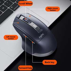 Souris sans fil <span class=keywords><strong>Inphic</strong></span> M9 2.4G en gros, souris ergonomique silencieuse pour ordinateur de bureau et domicile - Product Image 6