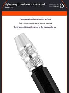 Râpe à débavurer <span class=keywords><strong>triangulaire</strong></span> réglable Trimmer Bayonet SC1300 DB5010 BT8001 BT1200 - Product Image 2