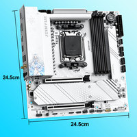 JGINYUE B650E Socket de carte mère Snow Dream AM5 4x DDR5 UDIMM Capacité de mémoire maximale de 192 Go pour ordinateur de bureau