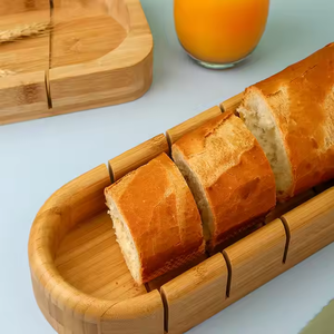 Nuevo diseño <span class=keywords><strong>de</strong></span> molde <span class=keywords><strong>de</strong></span> bambú Youlike Assenble pan almacenamiento rebanador bandeja Baguette inglete largo Francia pan tabla <span class=keywords><strong>para</strong></span> cortar ranura bandeja - Product Image 2