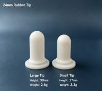 Bouchon compte-gouttes Premium 24/410 à rayures verticales en plastique avec bulbe en caoutchouc pour flacon d'huile essentielle Boston – Meilleure vente