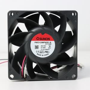 Ventilador Axial de Refrigeración SUNON PMD1208PMB1-A (2).R.GN 80x80x38mm 12VDC 0.76A 9.1W 5700RPM 84.1CFM con Rodamientos de Bolas para Gabinetes Eléctricos e Inversores - Product Image 1
