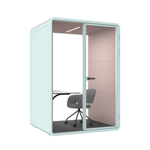 Minimalist Soundproof Working Pod Single Person Acoustic Booth Indoor Quiet Focus Room for Commercial Office - Product Image 5