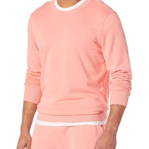 Wholesale 100% Cotton Crew Neck Plain Pullover Sweatshirt Custom Mens Embossed Crewneck Sweatshirts - Product Image 1