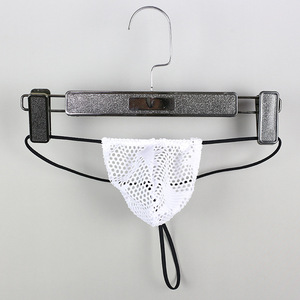 Sous-vêtements pour hommes : String sexy en maille transparente à imprimé Y, style filet, pour soirées en boîte de nuit - Product Image 3