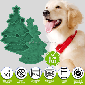 Tazón de Comida Lenta para Mascotas con Diseño Navideño Personalizado, Elegante Diseño de Árbol de Silicona, Comederos 2 en 1 para Alimentación de Mascotas - Product Image 2