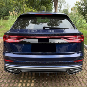 สปอยเลอร์หลัง Audi Q8 4M Sline ปี 2019-2023 สีดำเปียโน ลายคาร์บอนไฟเบอร์ ผิวด้าน สไตล์แต่ง AMP-Z - Product Image 1