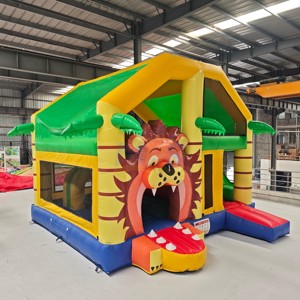 Nuevo Castillo Hinchable Temático de León para el Festival Comercial de Marzo, Entretenimiento para Fiestas Infantiles con Soplador, Personalizable y Listo para Alquilar - Product Image 3