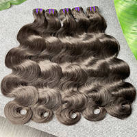 Extensiones de Cabello Humano Ondulado 15A, 100% Virgen Vietnamita Sin Procesar, Grueso, Remy, Trama Doble a Máquina, Natural para Mujer