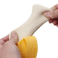 Jouet anti-stress réaliste en forme de banane pelable, jouet sensoriel à récupération lente, vente en gros