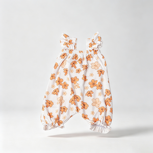 A26-15 Venta Directa de Fábrica, Personalizado OEM-ODM, Mono con Estampado Hawaiano y Cuello Redondo para Bebés, Mono Estampado para Niños Pequeños - Product Image 6