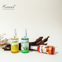 Spray Parfum Maison 100 ml Offre Spéciale, Senteur Fruits Frais & Fleurs, Pour Aromathérapie, Plaisir Sans Odeur pour Chambre, avec Coffrets Diffuseurs à Bâtonnets