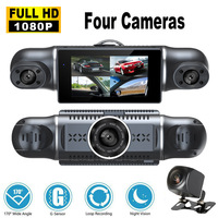 Caméra embarquée 4 objectifs 3 pouces IPS pour Karadar N300 HD 1080P, enregistreur vidéo Wi-Fi, GPS, surveillance de stationnement 24H, capteur G, enregistrement en boucle