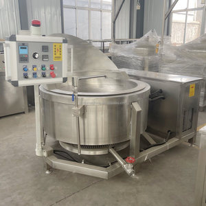 Hai lớp công nghiệp lớn Điện/hơi nước thịt nấu ăn nồi Áo khoác ấm đun nước với nghiêng giỏ - Product Image 4