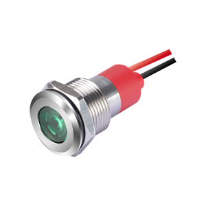 ไฟแสดงสถานะ LED โลหะ ขนาด 6-22 มม. IP65 110V พร้อมไฟ LED หลายสี ติดตั้งบนแผงและเชื่อมต่อสายไฟ - Product Image 6