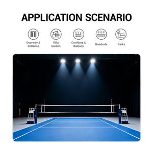 OUTLUX E051 IP66 Hochleistungs-LED-Flutlicht für Außenbereiche mit 5 Jahren Garantie, 100W-1000W, dimmbar, für Stadien geeignet - Product Image 4