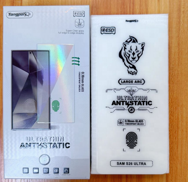 Borderless 9H Tempered Glass Screen Protector Anti-Shock Ultra-Thin Privacy Matte for Samsung S26 ultra