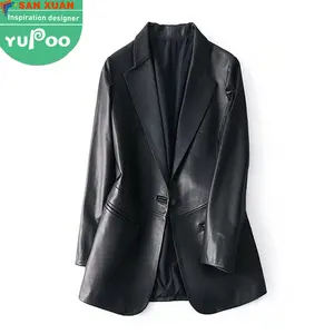 2024 leather jacket winter and autumn fall apparel clothes for women cardigan blazer jacket blazers ladies coats