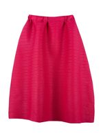 Jupe taille haute pour femme Miyake, design plissé élégant, drapé haut de gamme, mi-longue, pour un style décontracté d'été