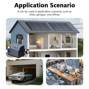Station d'alimentation portable 8000 cycles 25.6V 51.2V 100Ah 2.56kWh 5.12kWh Pack de batterie de stockage d'énergie tout-en-un avec XPF-B Portable P - Product Image 5