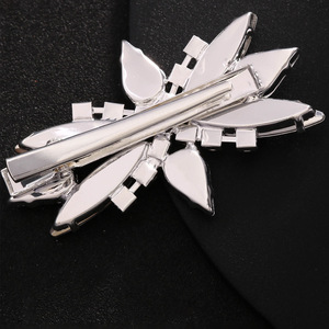 Pince à cheveux en <span class=keywords><strong>strass</strong></span> tendance transfrontalière, simple et élégante, pour frange ou demi-<span class=keywords><strong>chignon</strong></span>, 5 cm, accessoires de mode pour cheveux - Product Image 4